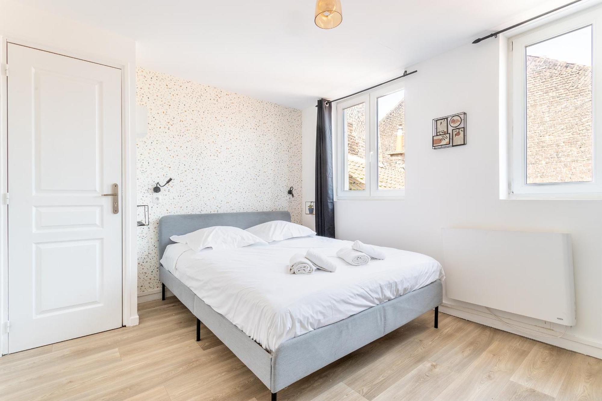 S&K Suite Grande Rue Roubaix - Chambre Spacieuse Et Sdb Privee - Netflix Et Cuisine מראה חיצוני תמונה