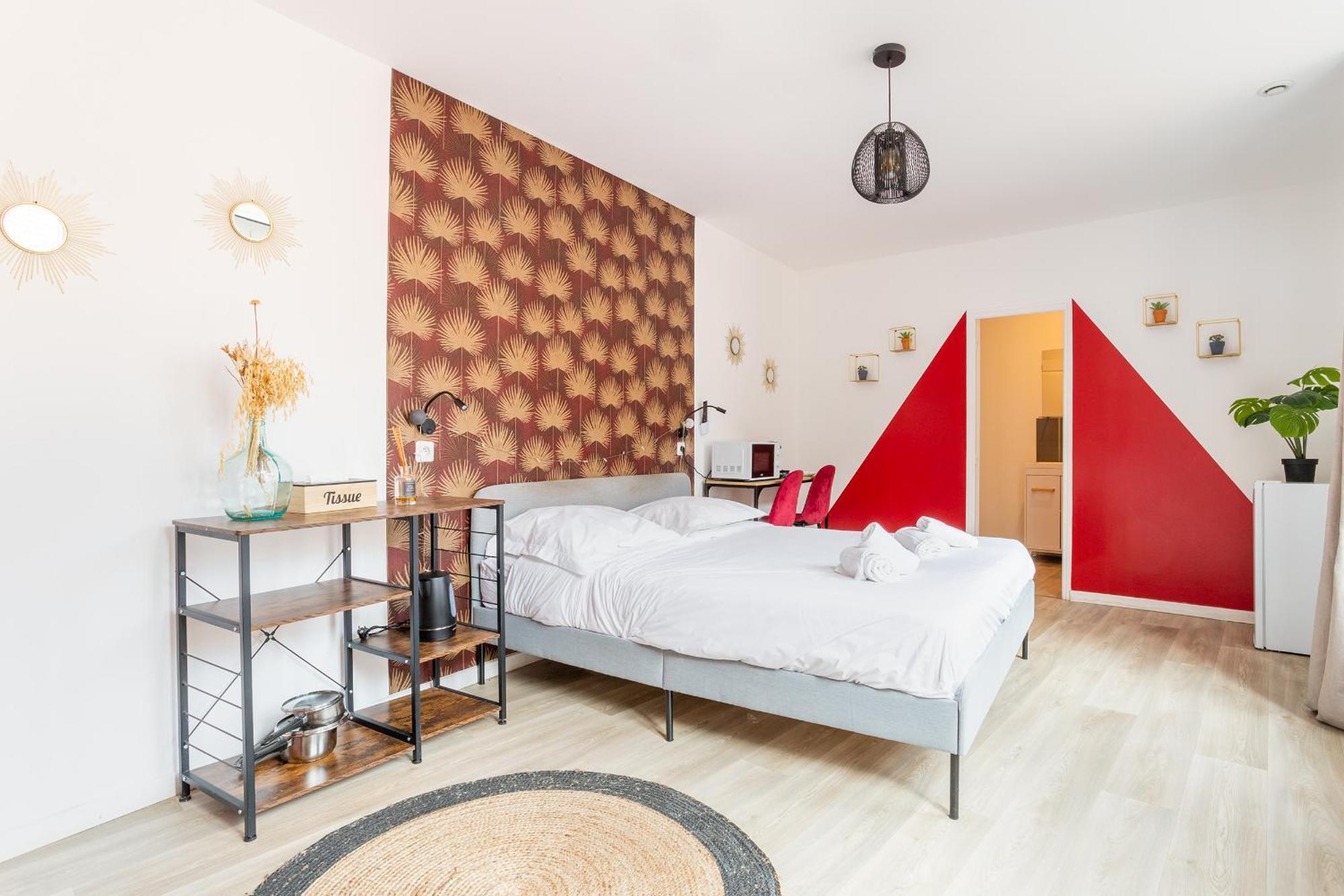 S&K Suite Grande Rue Roubaix - Chambre Spacieuse Et Sdb Privee - Netflix Et Cuisine מראה חיצוני תמונה